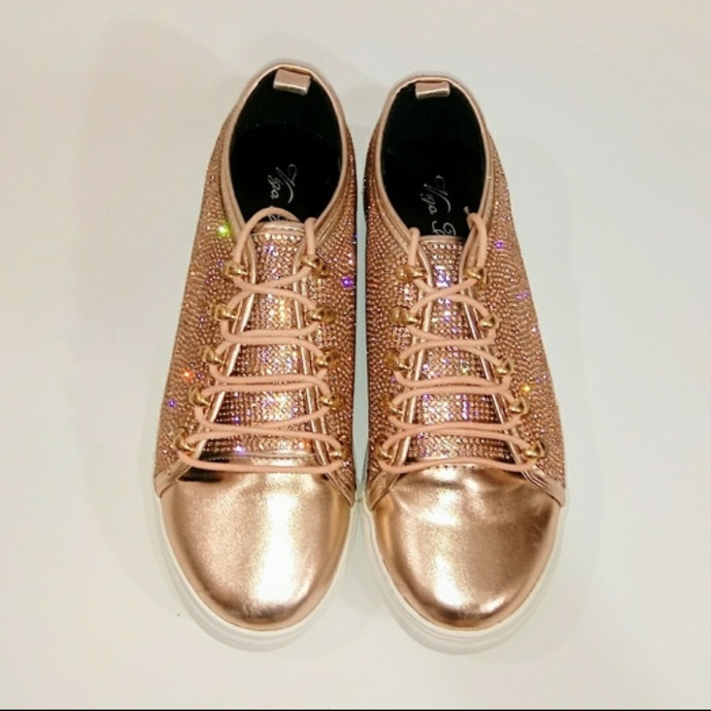 VIGO FIORE ROSE GOLD SNEAKERS